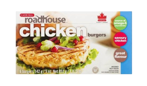 Cardinal Roadhouse Chicken Burgers Recalled Over Undeclared Egg