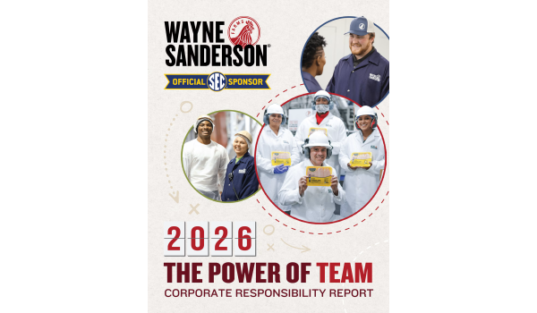 Wayne-Sanderson Farms Highlights Sustainability, Animal Care and Community Support in 2026 Report